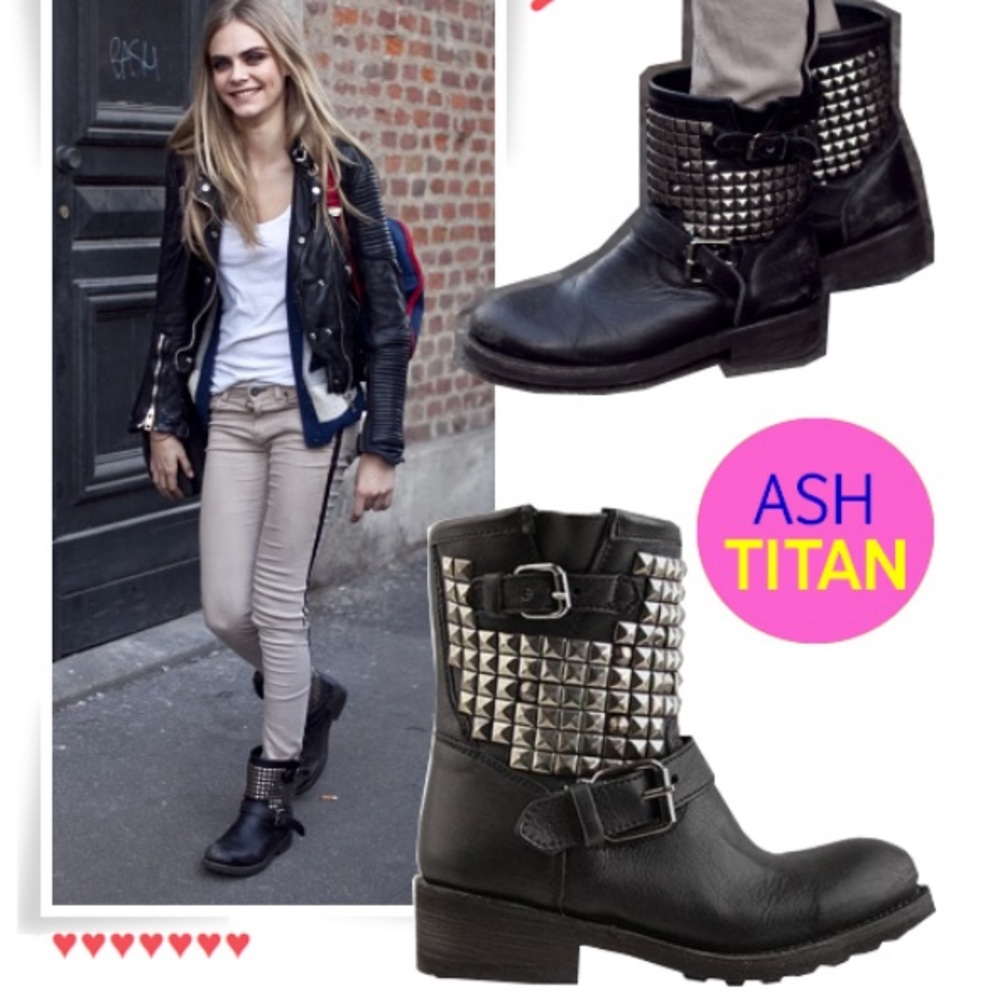 Ash Titan Motorcycle Boots